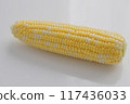 Sweet corn: nutritious, sweet and delicious freshly picked corn 117436033