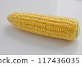 Sweet corn: nutritious, sweet and delicious freshly picked corn 117436035