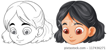 Smiling Student Kid Illustration 117436271