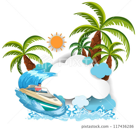 Tropical Boat Adventure 117436286