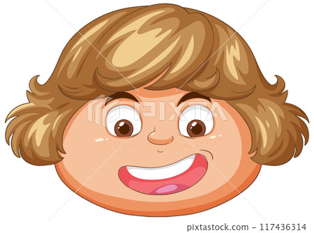 Happy Child with Blonde Hair Happy Child with Blonde Hair 117436314