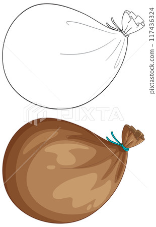 Santa's Gift Bag Illustration Santa's Gift Bag Illustration 117436324