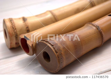 Japanese-style material: Shakuhachi Japanese-style material: Shakuhachi 117436570