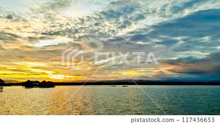 beautiful view of the tropical beach of Osi Island, West Seram, Maluku beautiful view of the tropical beach of Osi Island, West Seram, Maluku 117436653