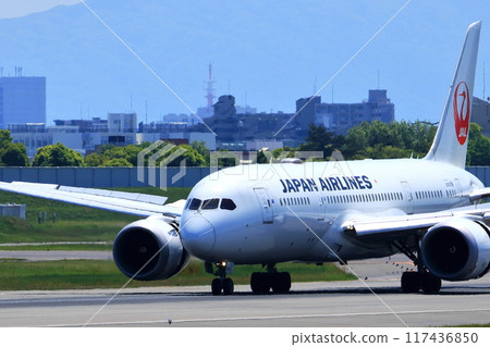 大阪國際機場 JAL 飛機著陸準備就緒 Sky Park 大阪國際機場 JAL 飛機著陸準備就緒 Sky Park 117436850
