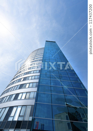 The community college and public library building in Linz, Austria 117437200