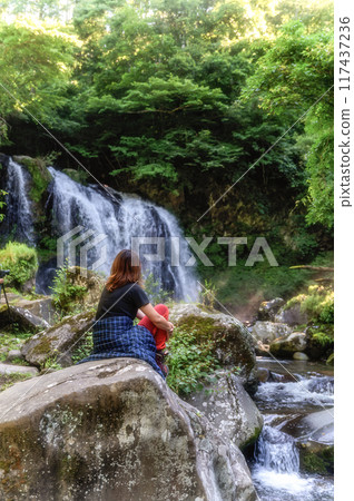 Sengataki Falls in Hokuto City, Yamanashi Prefecture Sengataki Falls in Hokuto City, Yamanashi Prefecture 117437236