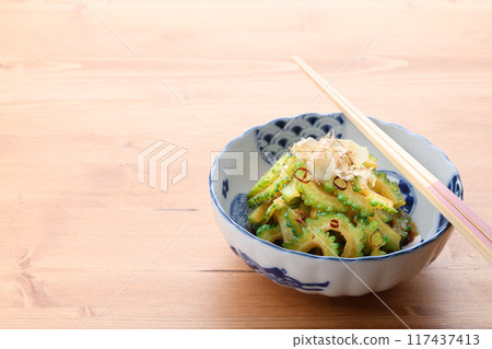新鮮苦瓜 ohitashi 117437413