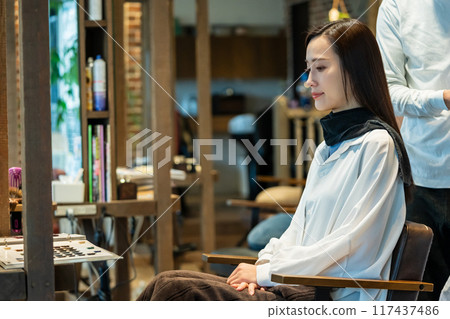 髮廊 女生 女孩 117437486