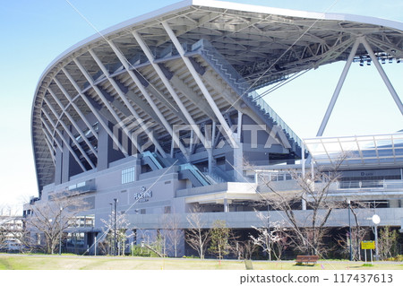 廣島足球場建築景觀 廣島足球場建築景觀 117437613