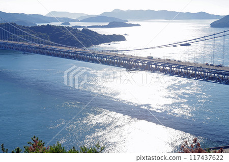 View of the Great Seto Bridge 117437622