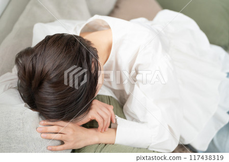 女性、疲勞、更年期、健康狀況不佳 117438319