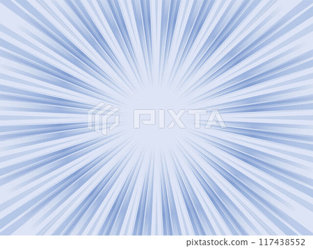 A faintly and beautifully shining blue concentrated line background material 117438552