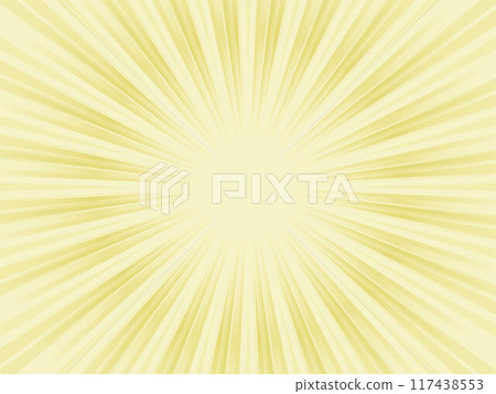 A faintly and beautifully shining yellow concentrated line background material 117438553