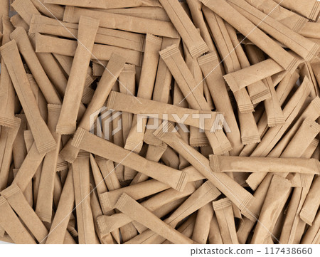 background of paper sugar sticks, close up background of paper sugar sticks, close up 117438660