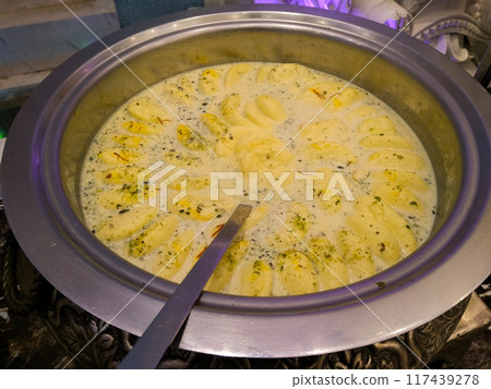 A picture of rasmalai with selective focus A picture of rasmalai with selective focus 117439278