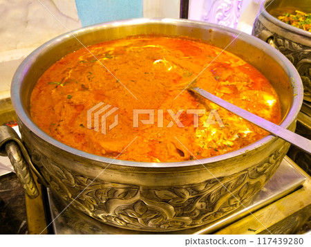 A picture of Indian popular food Dal fry with selective focus A picture of Indian popular food Dal fry with selective focus 117439280
