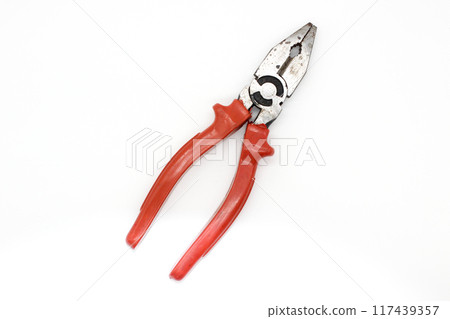 A picture of wire cutter isolated on white background 117439357