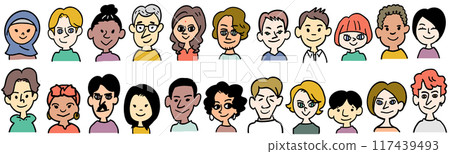 Foreigners from various countries 117439493