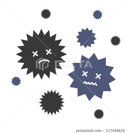 Damaged germs Damaged germs 117440620