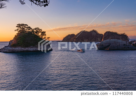 [靜岡縣] 西伊豆堂島的夜景 117440808