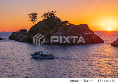 [靜岡縣] 西伊豆堂島的夜景 117440819