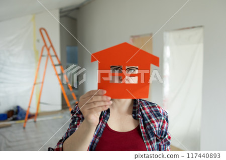 A Creative Concept for Home Renovation Featuring Artistic Paper Cutout Designs and Ideas A Creative Concept for Home Renovation Featuring Artistic Paper Cutout Designs and Ideas 117440893