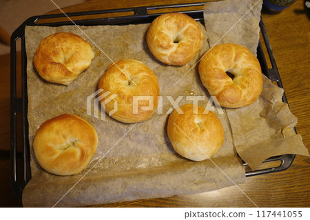 手工製作百吉餅 117441055