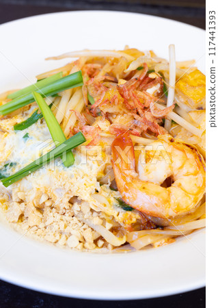 美味的泰式炒河粉 美味的泰式炒河粉 117441393