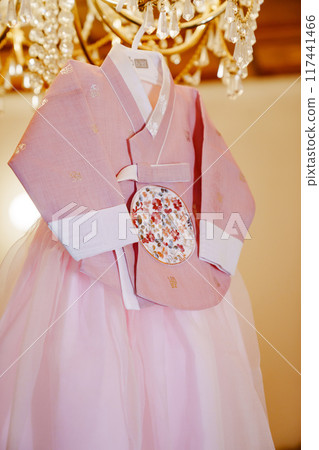Children's national Korean costume for the traditional celebration Children's national Korean costume for the traditional celebration 117441466