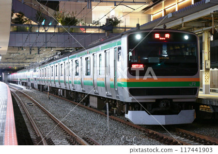 通勤列車湘南新宿線E231系列臨時 117441903