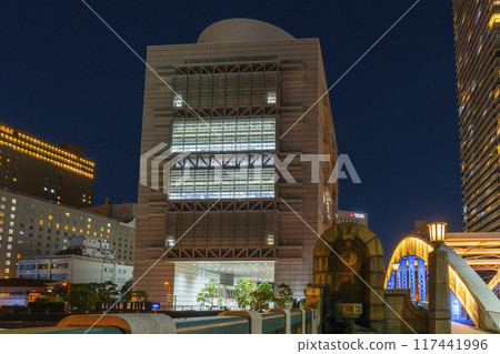 Osaka Nakanoshima night view Osaka International Convention Center (Grand Cube Osaka) Osaka Nakanoshima night view Osaka International Convention Center (Grand Cube Osaka) 117441996