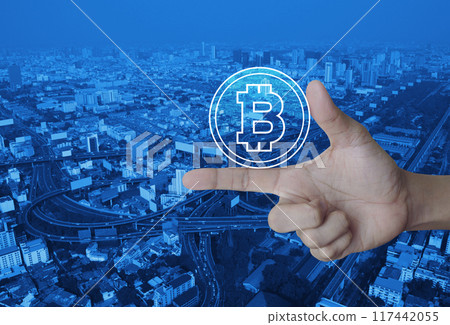 Internet currency concept 117442055