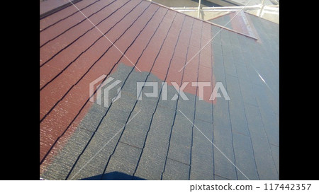 Exterior wall painting Exterior wall painting 117442357
