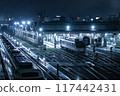 從向野橋看名古屋夜間車輛區 117442431