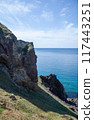 Shakotan Peninsula | The view from the Charenka Path leading to Cape Kamui is a spectacular sight, dyed Shakotan blue. 117443251
