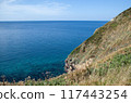 Shakotan Peninsula | The view from the Charenka Path leading to Cape Kamui is a spectacular sight, dyed Shakotan blue. 117443254
