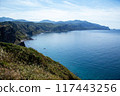 Shakotan Peninsula | The view from the Charenka Path leading to Cape Kamui is a spectacular sight, dyed Shakotan blue. 117443256