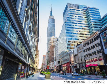 早晨在紐約曼哈頓 早晨在紐約曼哈頓 117443512