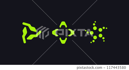 Retro futuristic elements. Y2K aesthetics Retro futuristic elements. Y2K aesthetics 117443580