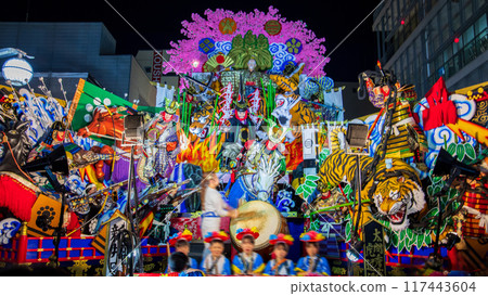 "Aomori Prefecture" Hachinohe Sansha Festival, Summer Night Display Operation, Hachinohe City "Aomori Prefecture" Hachinohe Sansha Festival, Summer Night Display Operation, Hachinohe City 117443604