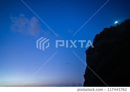 Orion shining before sunrise on Yonaguni Orion shining before sunrise on Yonaguni 117443762