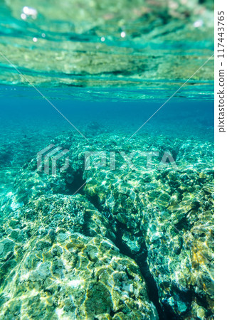 The rich sea of Yonaguni (Yonaguni Blue) The rich sea of Yonaguni (Yonaguni Blue) 117443765