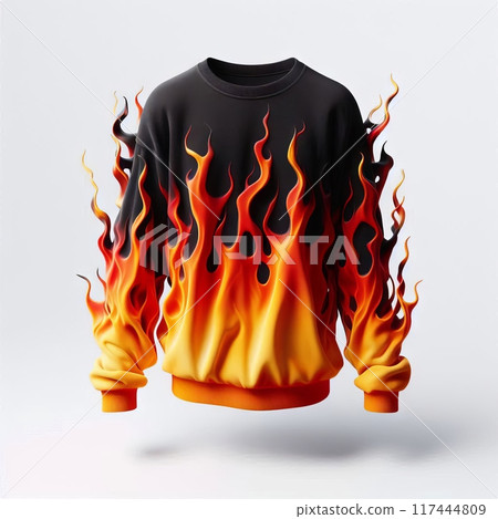 A high-quality mockup of a floating, long-sleeved men's shirt in various colors, ideal for ecommerce, fashion design, and marketing use 117444809