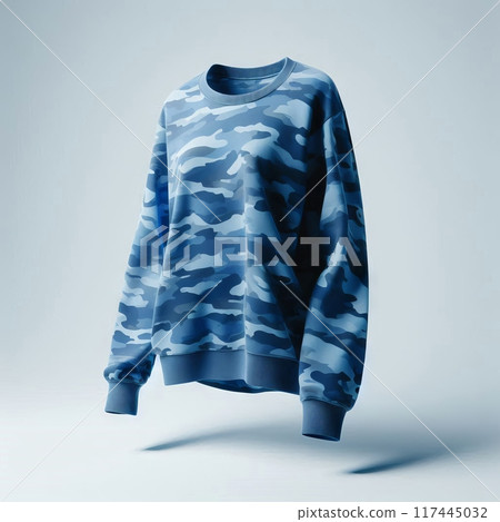 Floating Female Long-Sleeved Shirt Mockup in Multiple Colors for Fashion and Apparel Design isolated on a white background 117445032