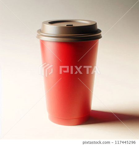 A vibrant array of colorful, transparent, and rainbow takeaway cup mockups on a white background, perfect for stock photos and branding A vibrant array of colorful, transparent, and rainbow takeaway cup mockups on a white background, perfect for stock photos and branding 117445296