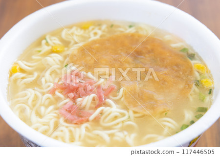 Delicious cup ramen tonkotsu ramen Delicious cup ramen tonkotsu ramen 117446505