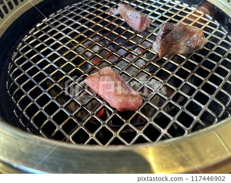 barbecued meat 117446902