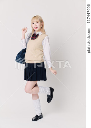 Blonde schoolgirl Blonde schoolgirl 117447006