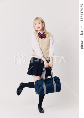 金髮女高中生 金髮女高中生 117447075